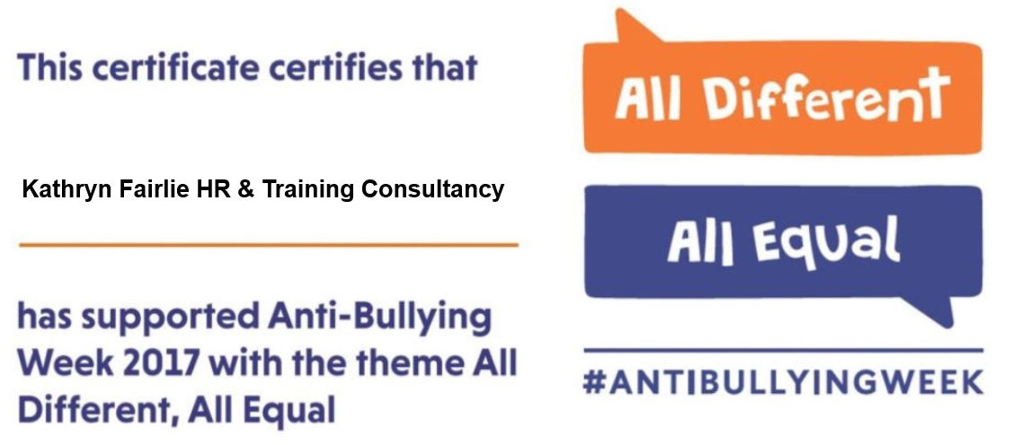 KR HR & Training Consultancy Ltd News - Anti Bullying Week